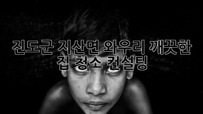 진도군 지산면 와우리 깨끗한 집 청소 컨설팅